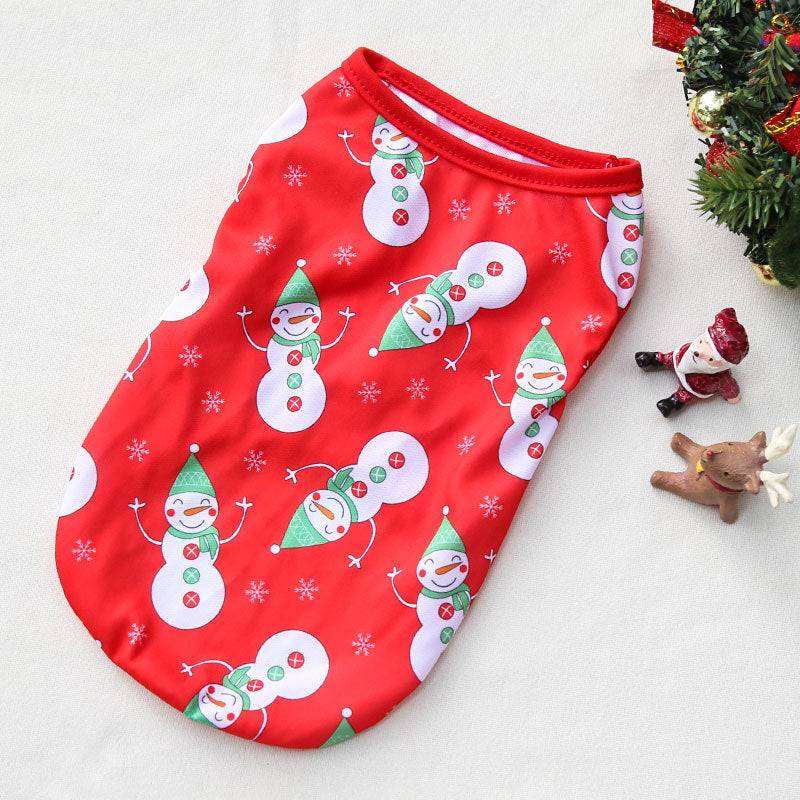 Dog Christmas Clothes Kläder-Jul-Christmas-Dog-hund-clothes-Pet-cute-love-cat-puppy-red-grön-blå-brun-tomte-jultomte-unisex-K9-Valp-Kön-Fyrbeta-Julkläder-Shop-House-maximal