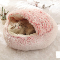 Comfortable dog/cat bed in 100% PP cotton, Quality-warm-winter-cat-bed-pet-soft - super-cotton-house-summer-spring-autumn