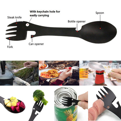 Multi cutlery (washable in dishwasher) SOS-Emergency-camping-hiking-travel-ABS-LED-dog-Sport-Hunting-Disaster-Weather