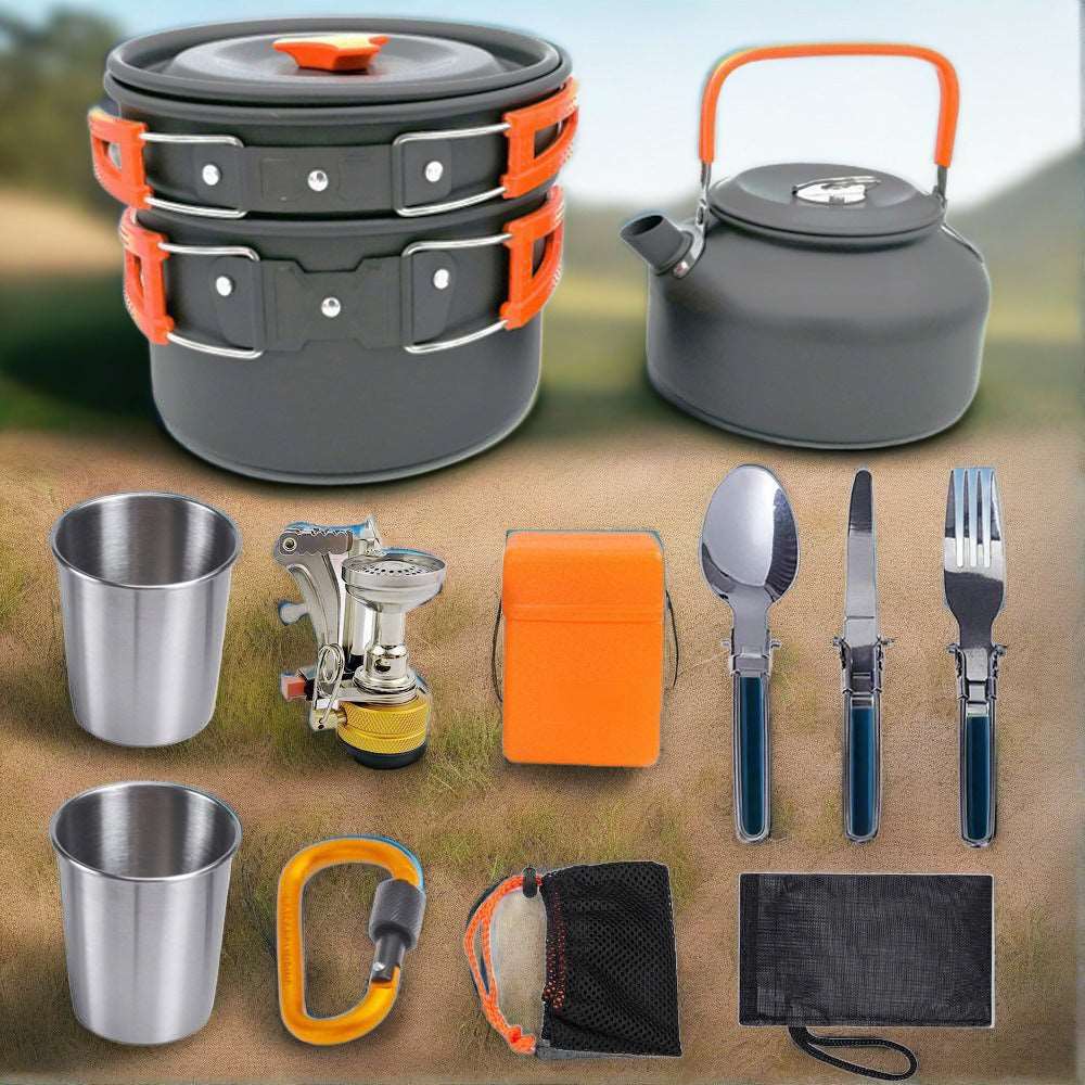 Bärbar camping kök kit