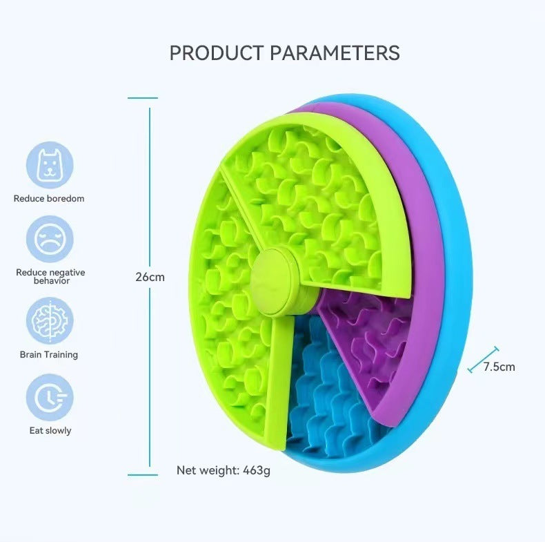 Give your beloved pet friend a fun, safe and healthy eating experience with our 3-layer rotating puzzle feeding bowl. Order yours today and see the difference in your pet's happiness and well-being!