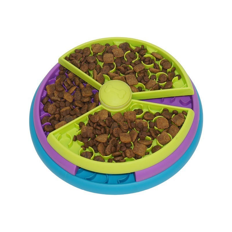 Give your beloved pet friend a fun, safe and healthy eating experience with our 3-layer rotating puzzle feeding bowl. Order yours today and see the difference in your pet's happiness and well-being!