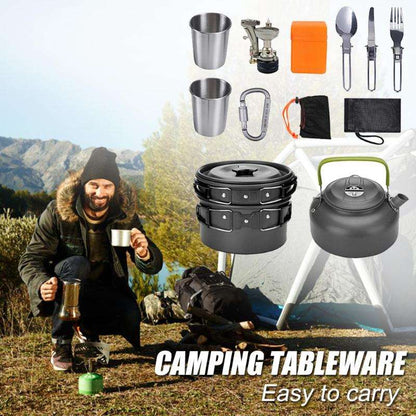 Bärbar camping kök kit