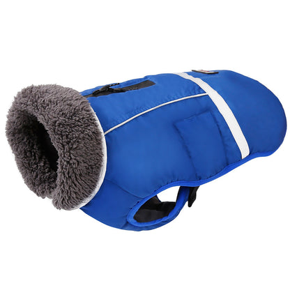 Thick 3-layer cotton dog blanket for medium and large dogs. Warm winter dog blanket in Cotton