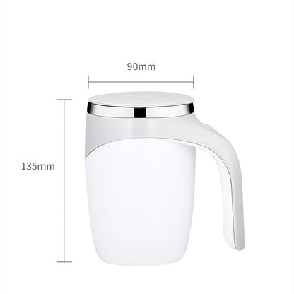 Magnetized Stirring Cup Max 400 ML Coffe,Tea,Drink,Big,Buy,Trend,Now,White,Black