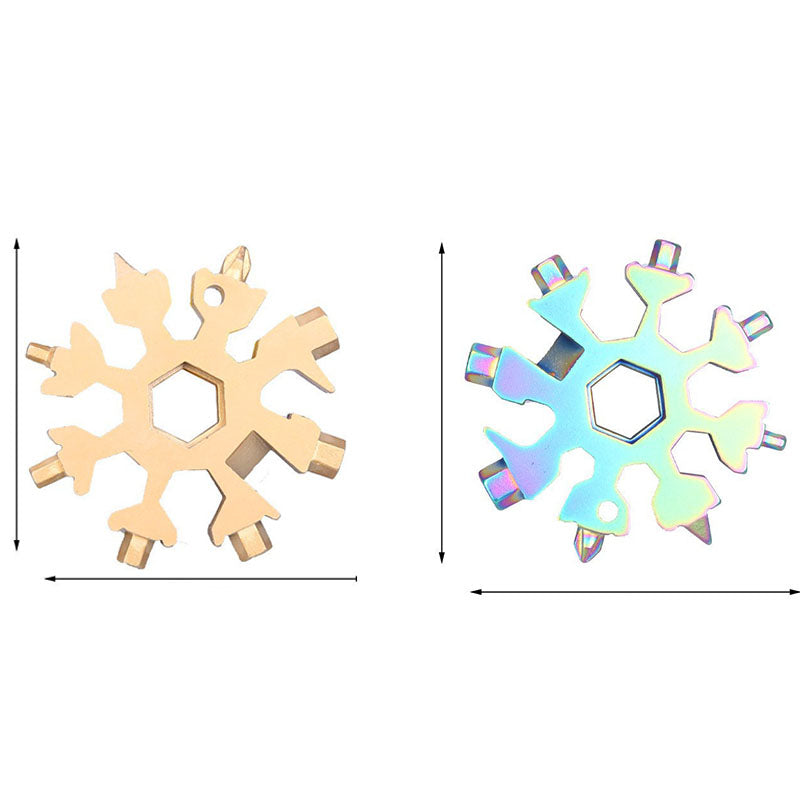 Snowflake 18 Multifunctional Tool Card 