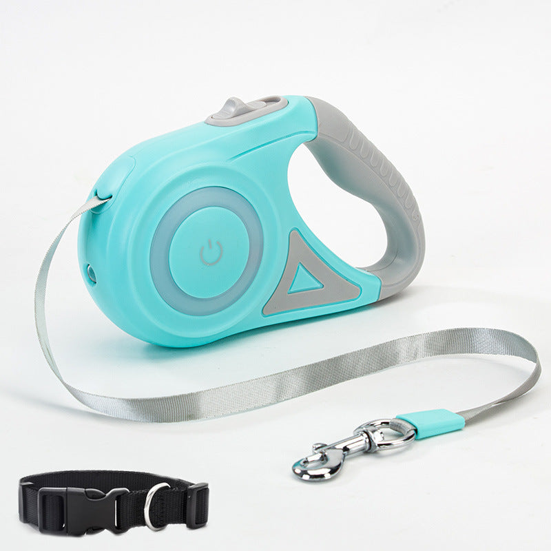 Explore Flexi Dog Leash With LED Light and Collar: For a Comfortable and Safe Walk With Your Furry Friend!