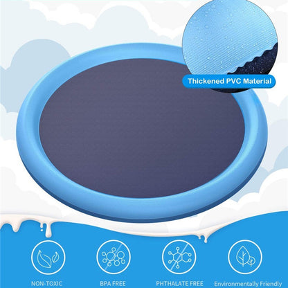 Inflatable Splash pool with water spray for both children and pets