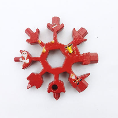 Snowflake 18 Multifunctional Tool Card 