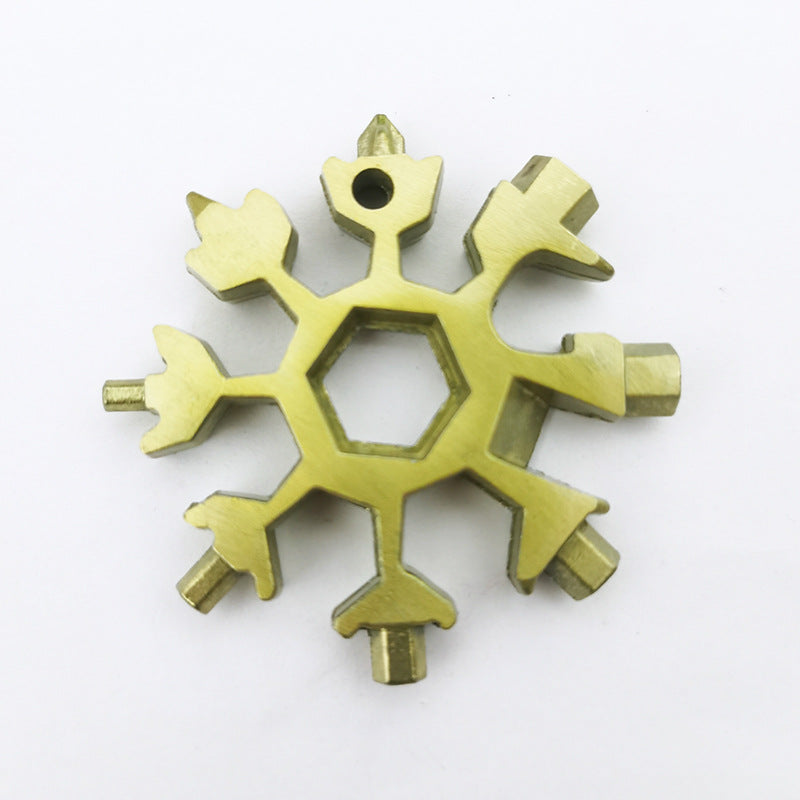 Snowflake 18 Multifunctional Tool Card 