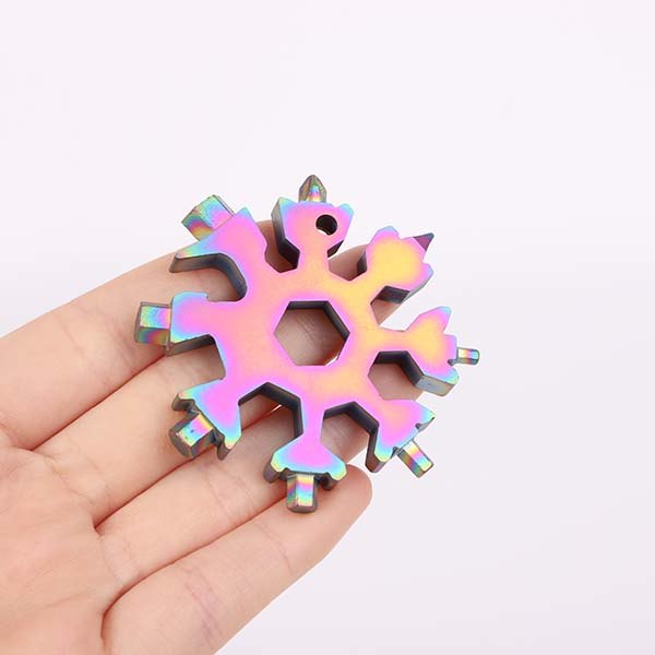 Snowflake 18 Multifunctional Tool Card 