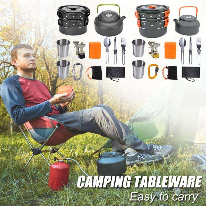 Bärbar camping kök kit