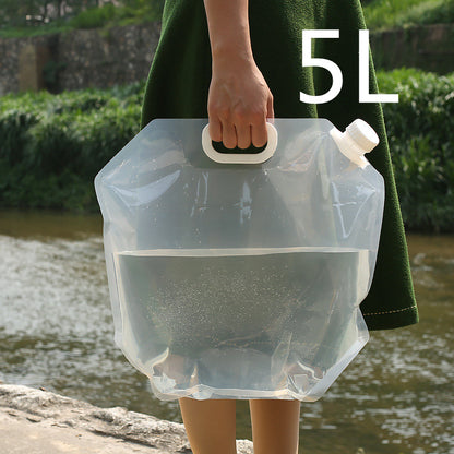 PVC Collapsible robust water can/storage bag.