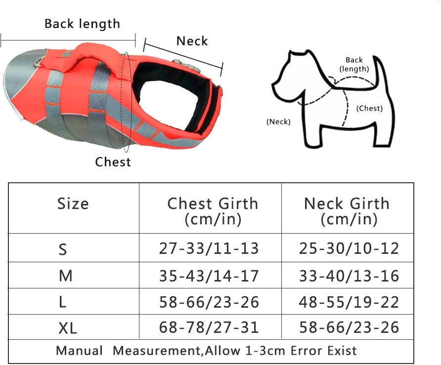 Ultimat Säkerhet och Stil med Vår Hund Flytväst med Reflexer Manual 