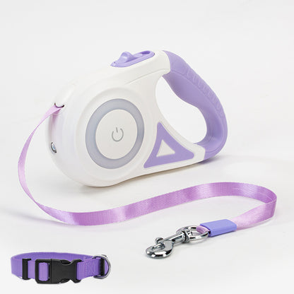 Explore Flexi Dog Leash With LED Light and Collar: For a Comfortable and Safe Walk With Your Furry Friend!