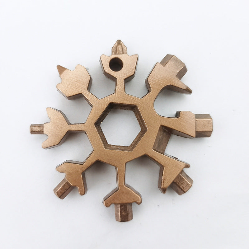 Snowflake 18 Multifunctional Tool Card 