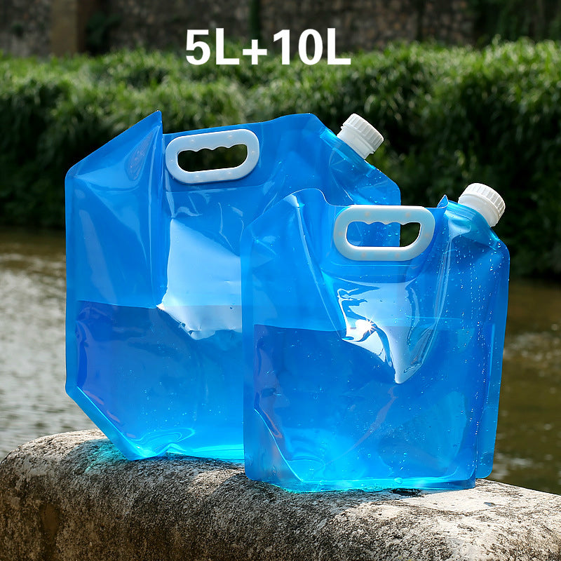 PVC Collapsible robust water can/storage bag.