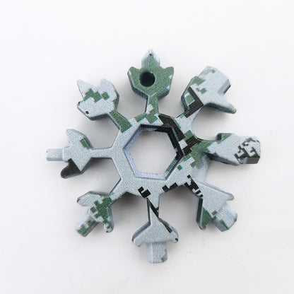 Snowflake 18 Multifunctional Tool Card 