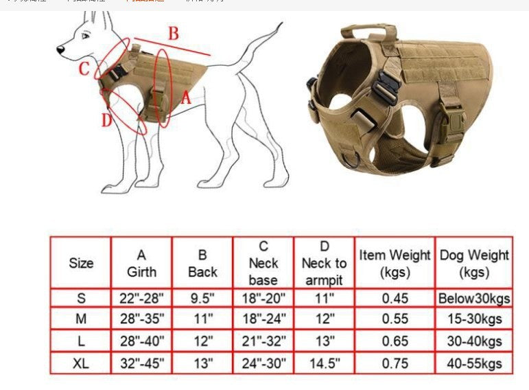 Proudly Introducing the K9 Dog Harness Kit: Trusted Product for Training, Hunting, Work and More! | Constructed with Quality Materials and Practical Design for Effective Dog Handling and Training" 