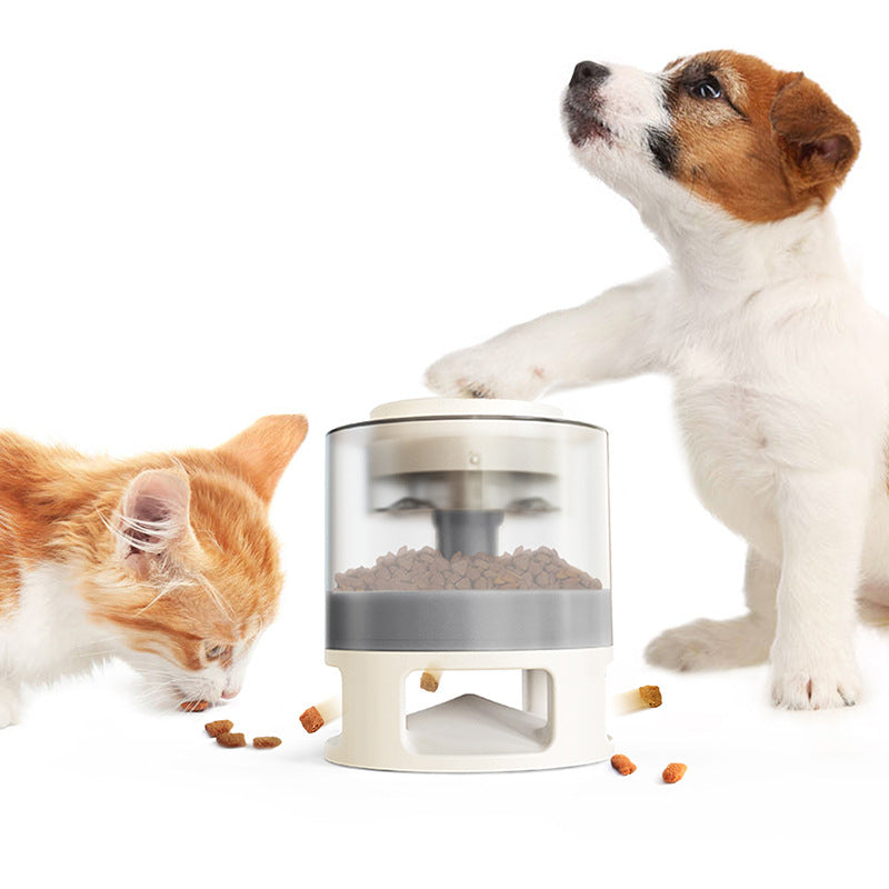 Foodie Dog Favorite: Push-Top Tower Food Toy with Food Leakage Channels for Fun Eating Experience! | Slows Eating Rate for Better Gastrointestinal Health