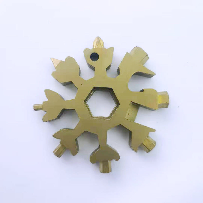 Snowflake 18 Multifunctional Tool Card 