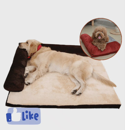 Give Your Four-Legged Friend Ultimate Comfort with Our Dog Bed: Perfect for Large and Small Dogs! | Made with High Quality Materials for Optimal Rest and Sleep