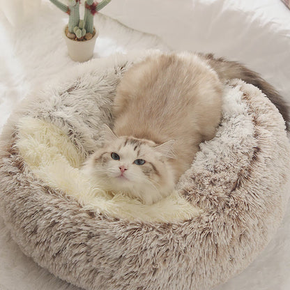 Comfortable dog/cat bed in 100% PP cotton, Quality-warm-winter-cat-bed-pet-soft - super-cotton-house-summer-spring-autumn