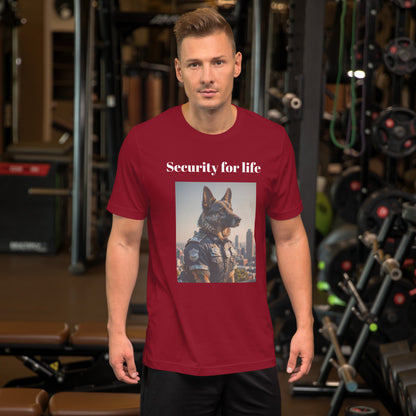 Upplev den perfekta kombinationen av stil och humor ,T-shirt ,"security for life"