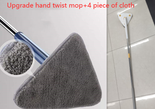 Extendable triangle mop 360 Rotatable and deep cleaning for a squeaky clean home.