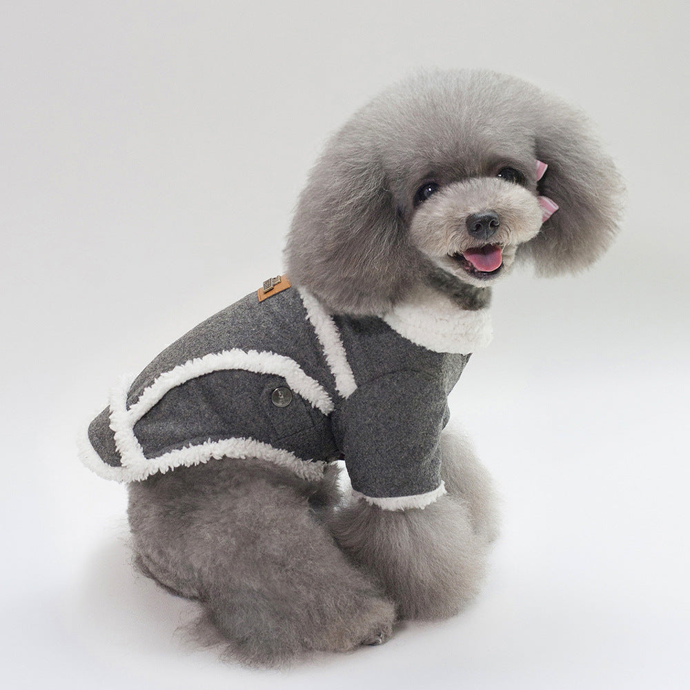 Thick and warm dog coat for the cold winter. Warm winter dog blanket in Cotton