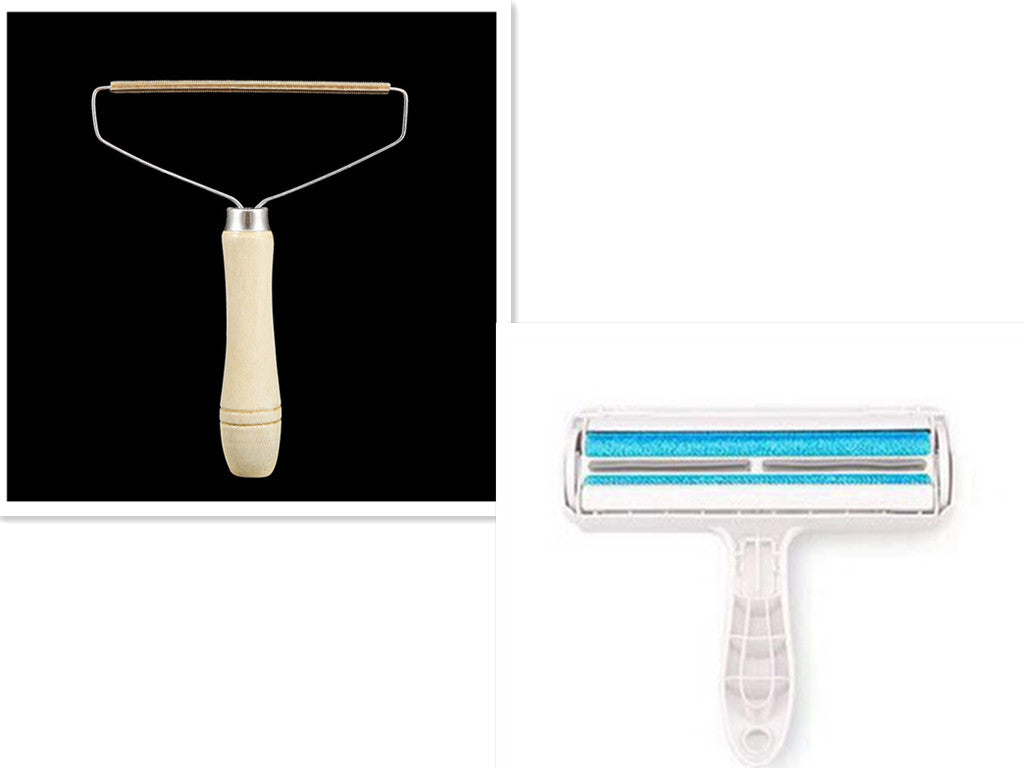 Effective portable pet hair remover for clothing and furniture - Keep your surfaces free of lint and pellets!" 