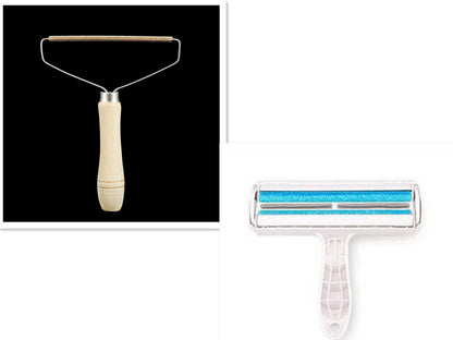 Effective portable pet hair remover for clothing and furniture - Keep your surfaces free of lint and pellets!" 