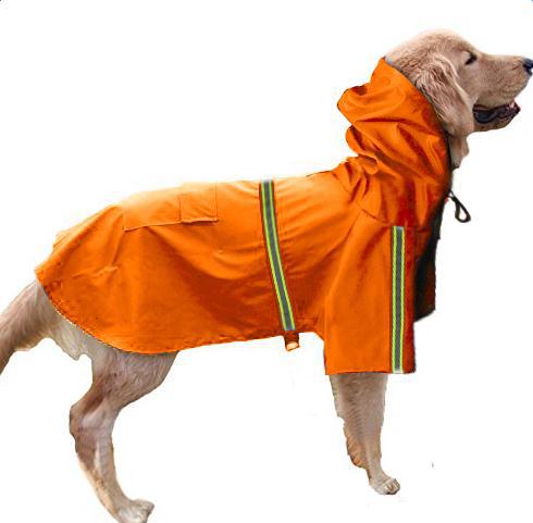 Discover our waterproof raincoat for spring and summer with reflective features, the perfect combination of style and functionality for your four-legged friend. Made of high-quality PU material, 