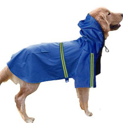 Discover our waterproof raincoat for spring and summer with reflective features, the perfect combination of style and functionality for your four-legged friend. Made of high-quality PU material, 