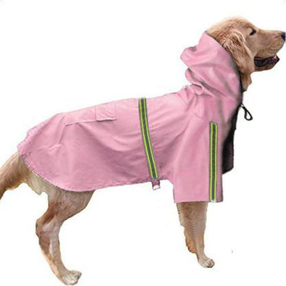 Discover our waterproof raincoat for spring and summer with reflex, the perfect combination of style and functionality for your four-legged friend. Made of high quality PU material, this raincoat not only offers protection from rain 