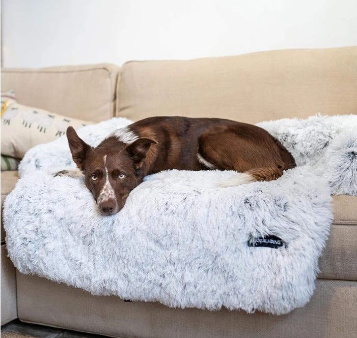 Dog bed in 100% cotton, Dog sofa, removable cover, maximum comfort. M size 76 x 76, L size 88 x 88 and XL size 102 x 89.