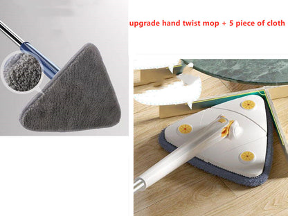 Extendable triangle mop 360 Rotatable and deep cleaning for a squeaky clean home.