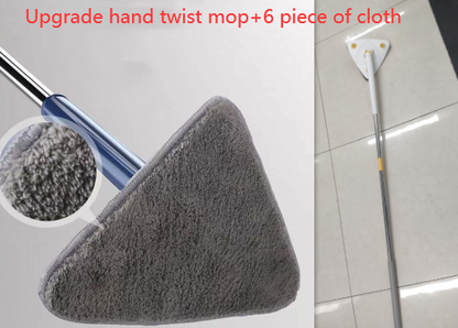 Extendable triangle mop 360 Rotatable and deep cleaning for a squeaky clean home.