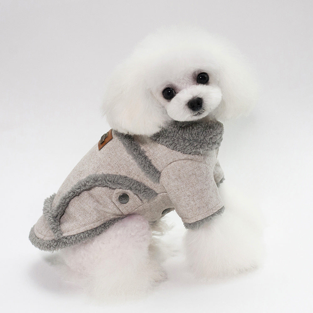 Thick and warm dog coat for the cold winter. Warm winter dog blanket in Cotton