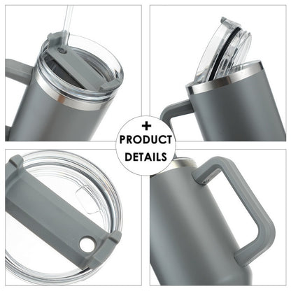 Thermos mug in stainless steel, capacity 1200 ML and keeps the heat 12-24 hours