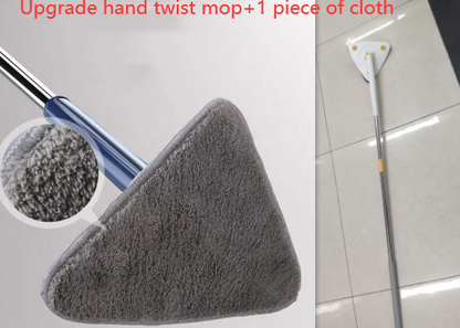 Extendable triangle mop 360 Rotatable and deep cleaning for a squeaky clean home.