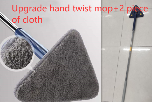 Extendable triangle mop 360 Rotatable and deep cleaning for a squeaky clean home.