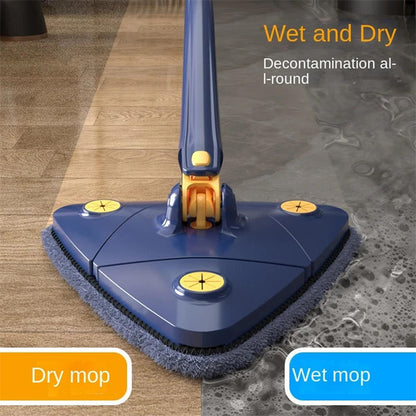 Extendable triangle mop 360 Rotatable and deep cleaning for a squeaky clean home.