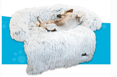 Dog bed in 100% cotton, Dog sofa, removable cover, maximum comfort. M size 76 x 76, L size 88 x 88 and XL size 102 x 89.