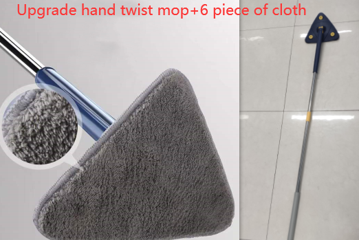 Extendable triangle mop 360 Rotatable and deep cleaning for a squeaky clean home.